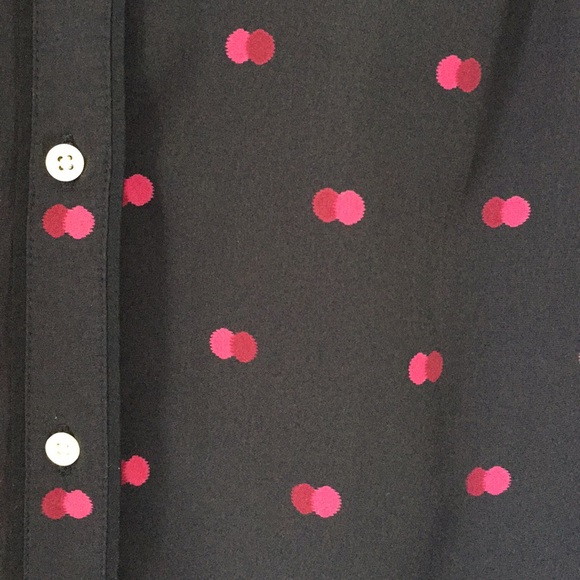 Tommy Hilfiger navy blue blouse size M - Picture 3 of 5